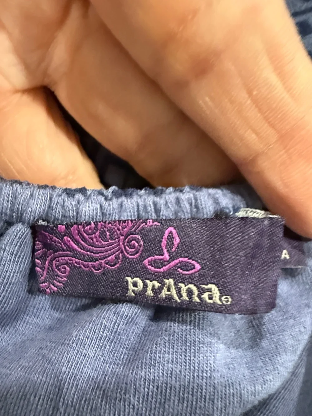 Prana Bijou Halter Aztec Print Relaxed Fit Versatile Jumpsuit Purple Blue Size M
